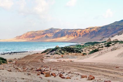 Sand dunes of Ras Eresil on Socotra, Yemen