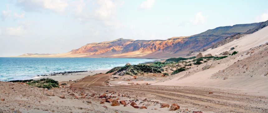 Sand dunes of Ras Eresil on Socotra, Yemen